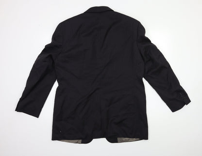 Mens UK Size 42 Marks and Spencer Regular Black Suit Jacket