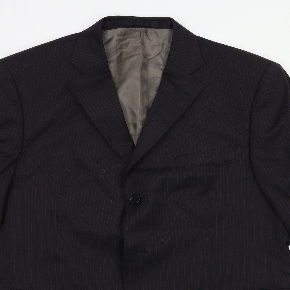 Mens UK Size 42 Marks and Spencer Regular Black Suit Jacket