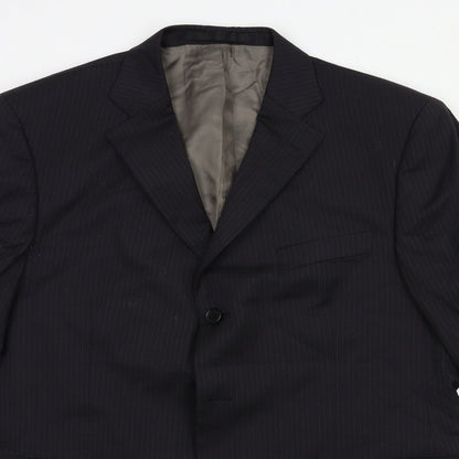 Mens UK Size 42 Marks and Spencer Regular Black Suit Jacket