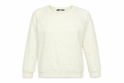 Dorothy Perkins Womens Ivory  Jersey Pullover Sweatshirt Size 10
