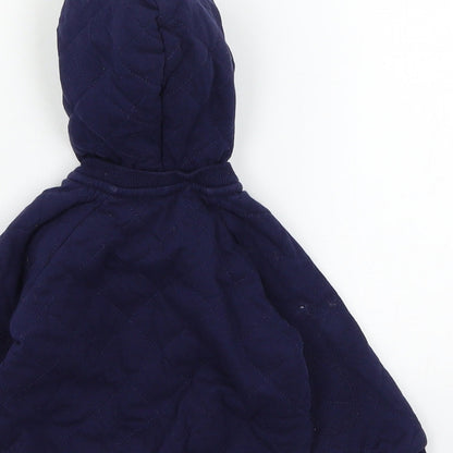 Debenhams Boys Blue  Jersey Jacket  Size 3-6 Months