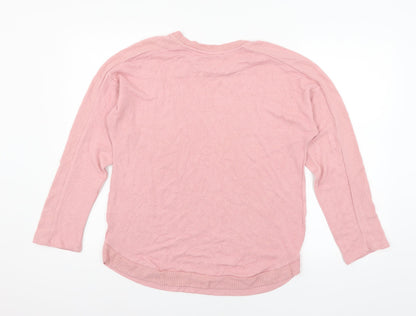 George Womens Pink  Knit Pullover Jumper Size M