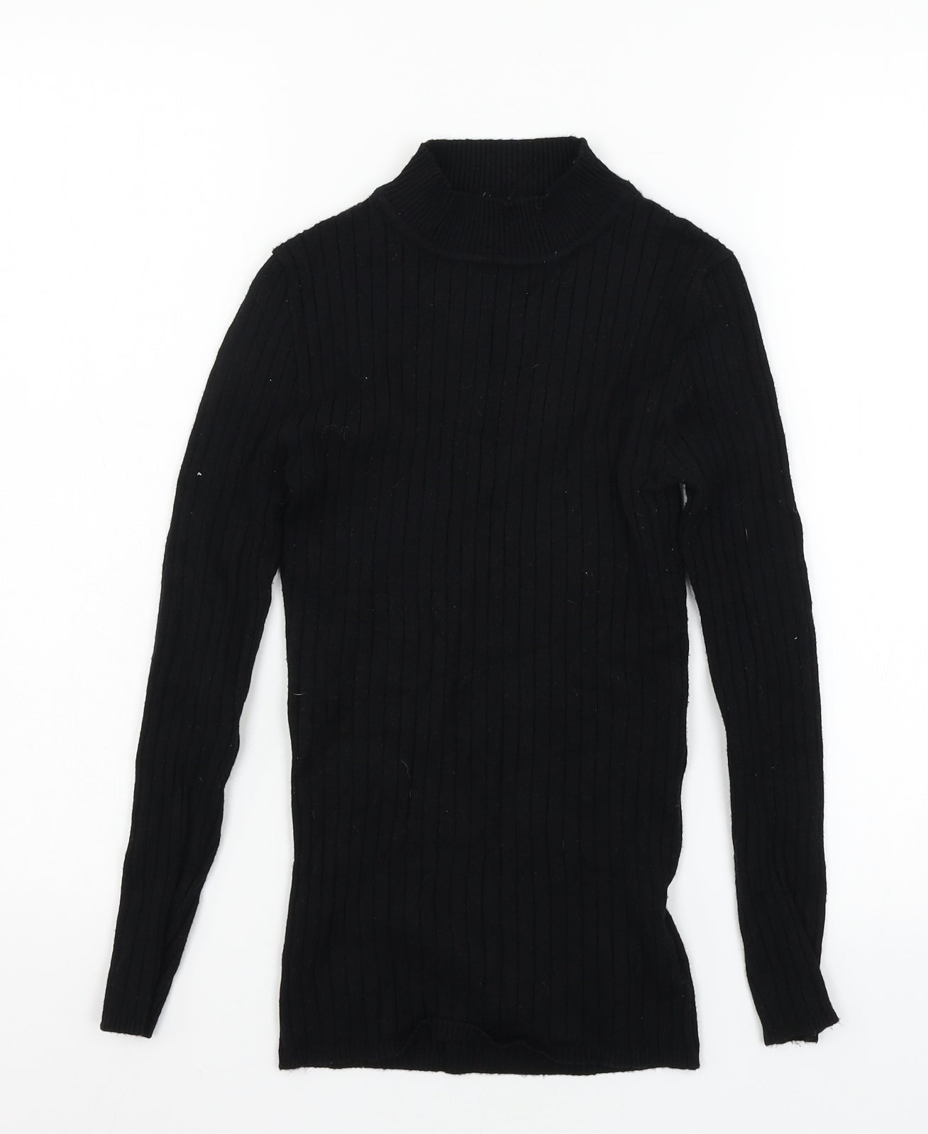 Primark Womens Black  Knit Pullover Jumper Size 6