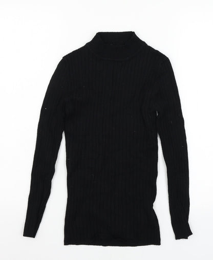 Primark Womens Black  Knit Pullover Jumper Size 6