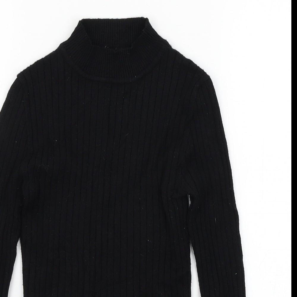 Primark Womens Black  Knit Pullover Jumper Size 6
