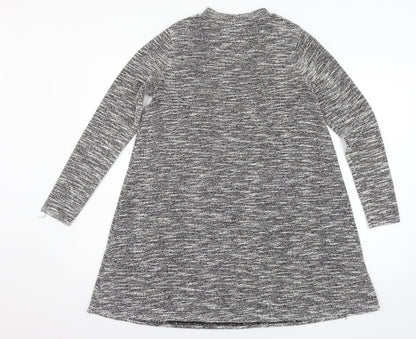 River Island Womens Grey  Jersey Skater Dress  Size 10