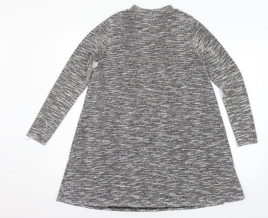 River Island Womens Grey  Jersey Skater Dress  Size 10