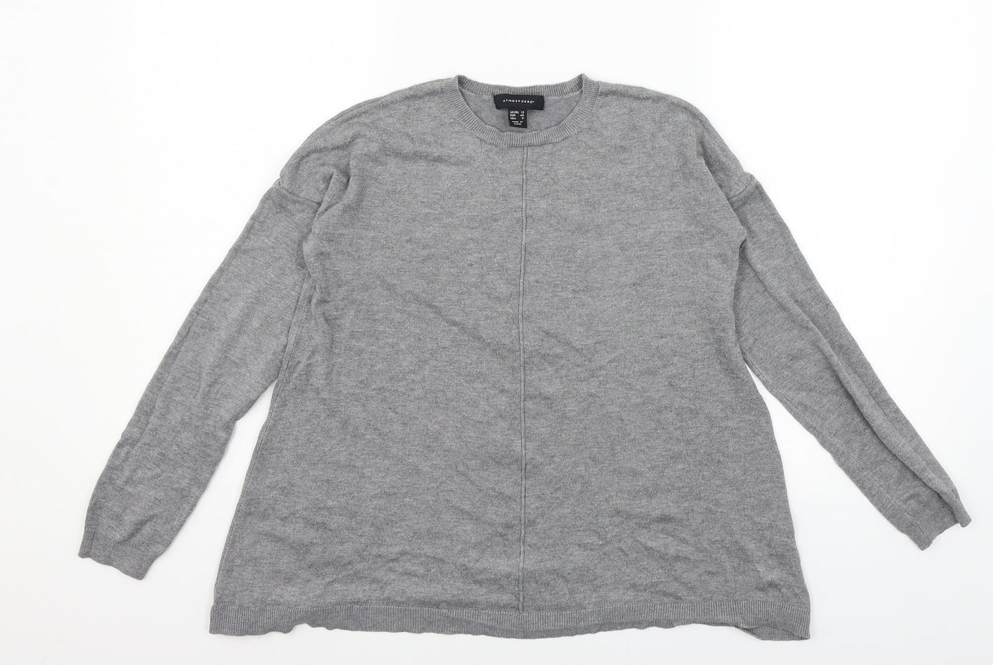 Womens UK Size 12 Atmosphere Grey Pullover Jumper