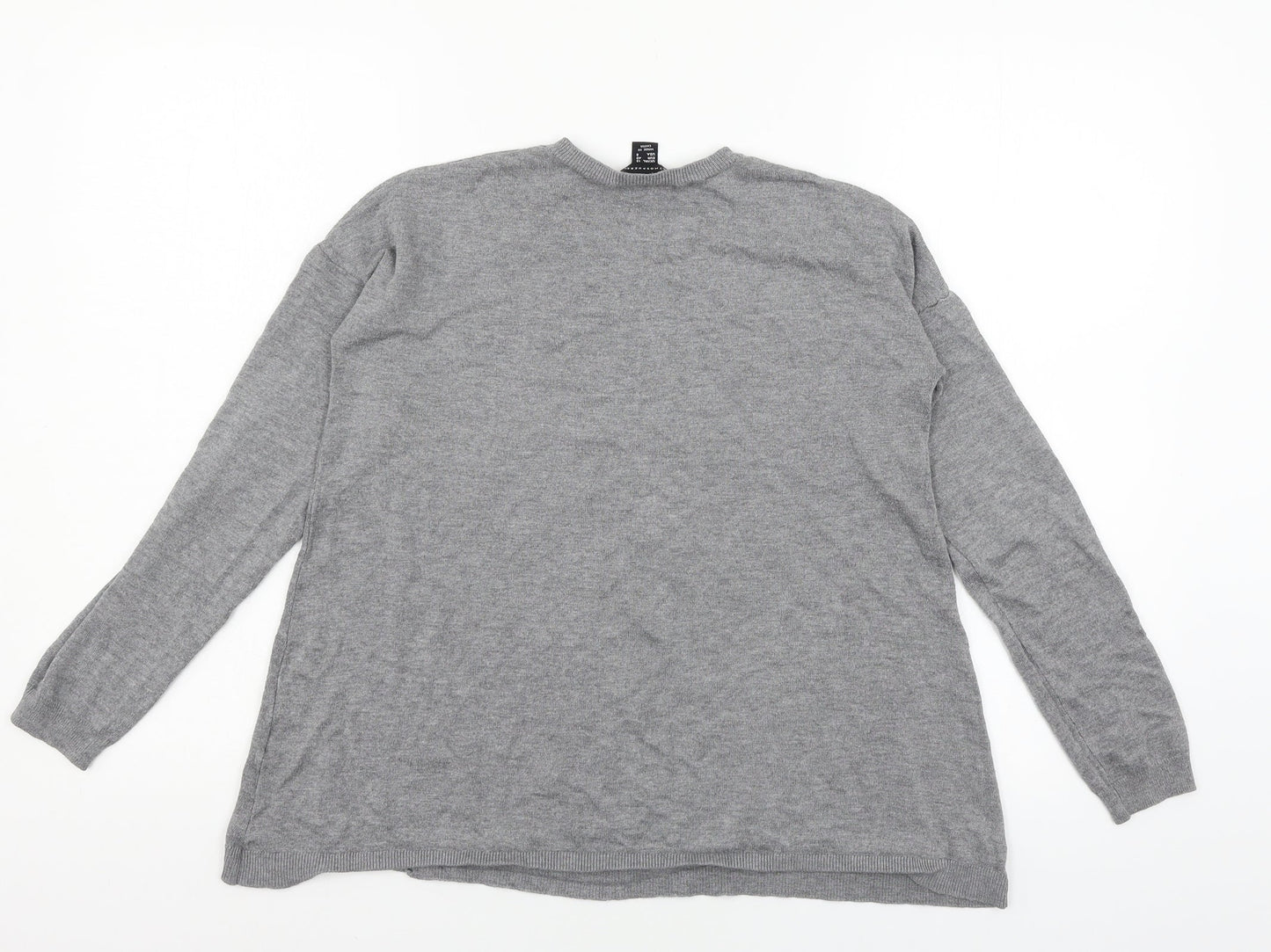 Womens UK Size 12 Atmosphere Grey Pullover Jumper