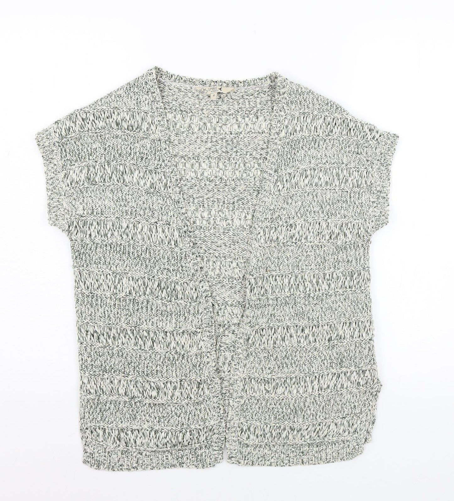 Womens UK Size 10 M&Co Grey Cardigan Jumper