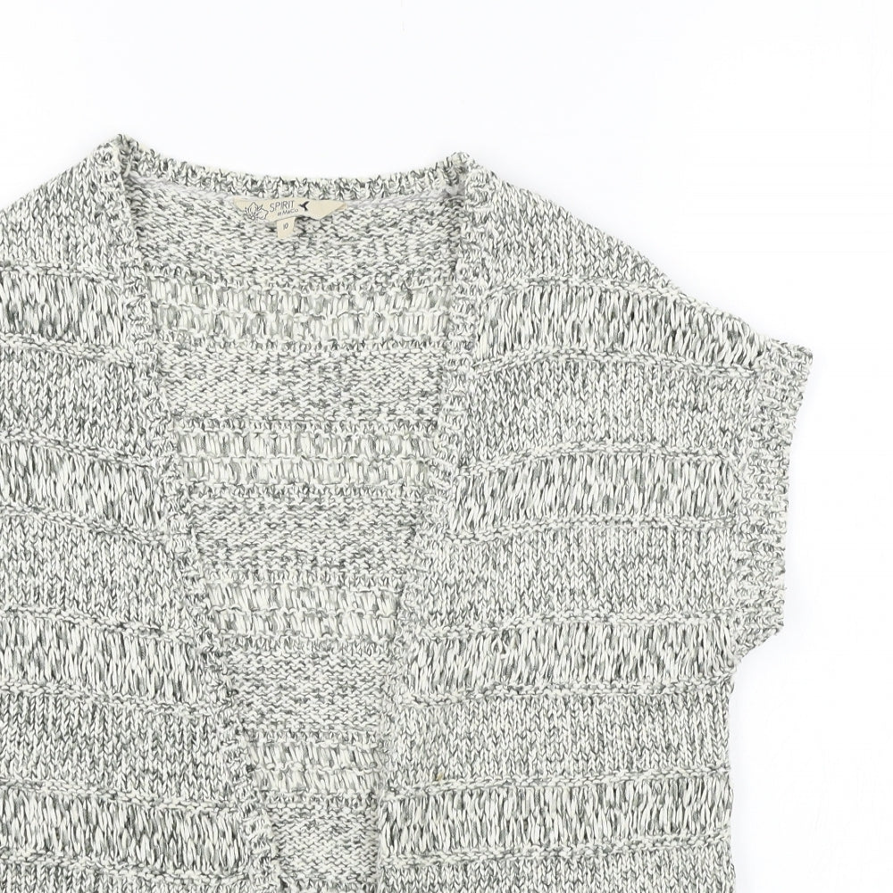 Womens UK Size 10 M&Co Grey Cardigan Jumper