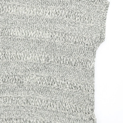 Womens UK Size 10 M&Co Grey Cardigan Jumper