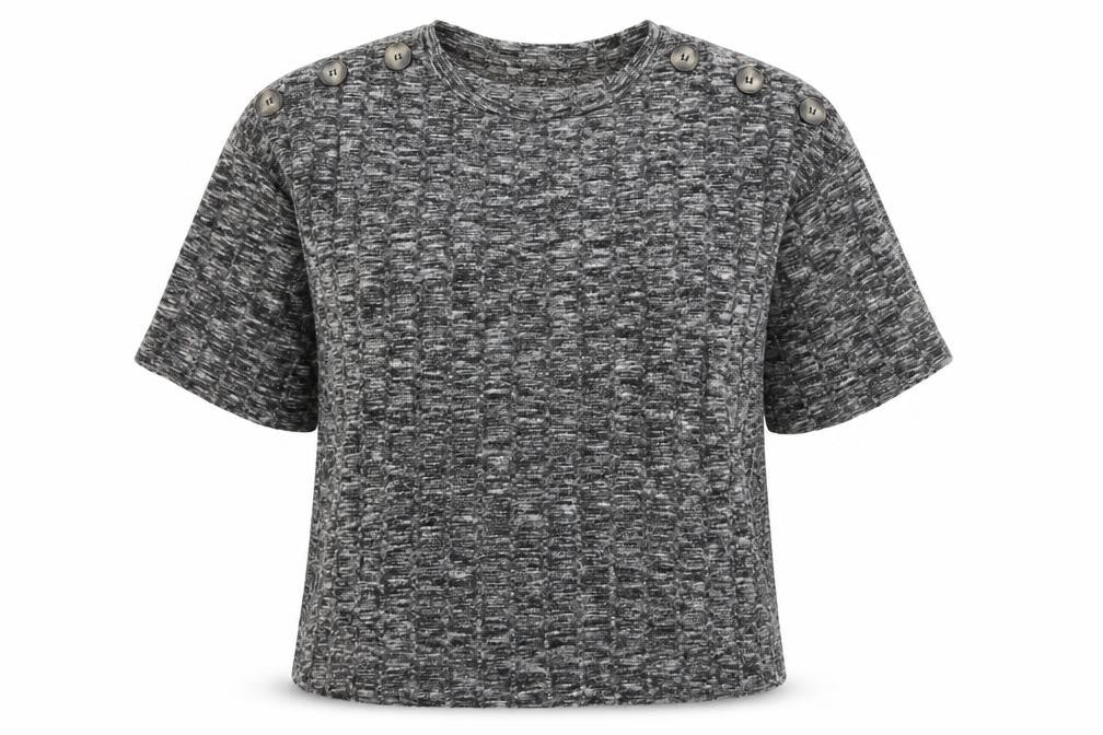 Womens UK Size 10 F&F Grey Basic T-Shirt