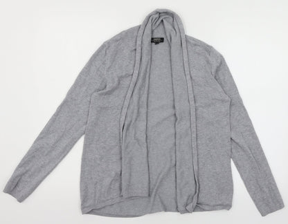 Womens UK Size 12 Papaya Grey Cardigan Jumper
