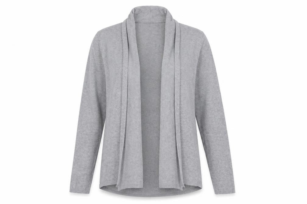 Womens UK Size 12 Papaya Grey Cardigan Jumper