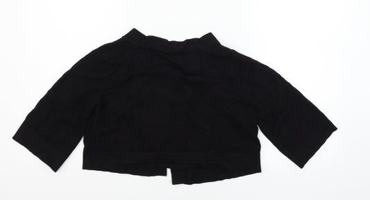 George Womens Black  Knit Cardigan Jumper Size 14