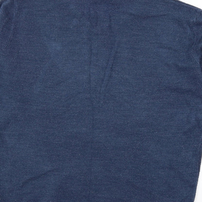 Primark Mens Blue  Knit Pullover Jumper Size M