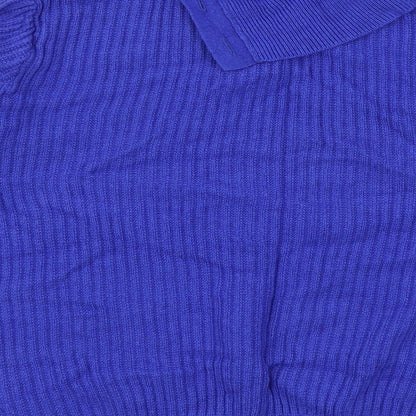 Marks and Spencer Womens Blue  Knit Pullover Jumper Size 10