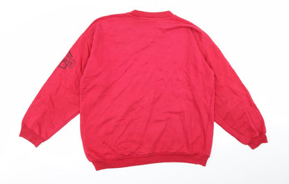 wiangles Mens Red   Pullover Jumper Size L