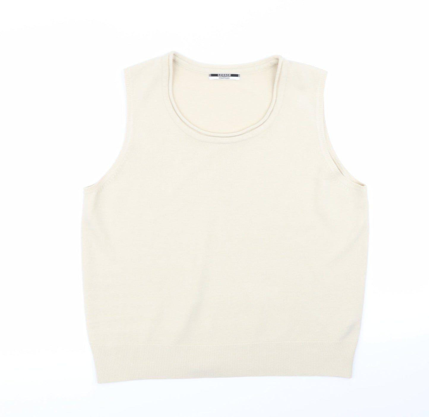 Asda George Womens Beige   Pullover Jumper Size 18