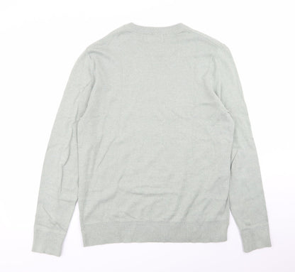 Topman Mens Green   Pullover Jumper Size L