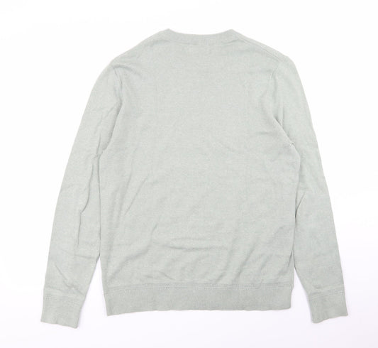 Topman Mens Green   Pullover Jumper Size L