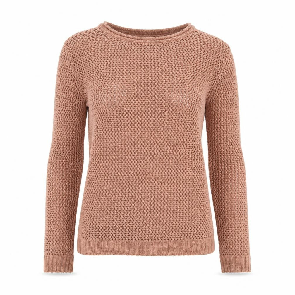 Womens UK Size 10 Topshop Brown Pullover Jumper