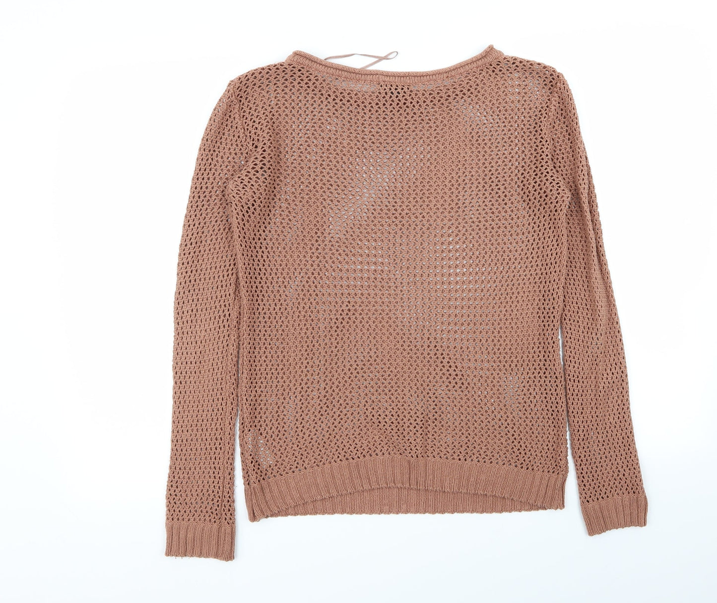 Womens UK Size 10 Topshop Brown Pullover Jumper