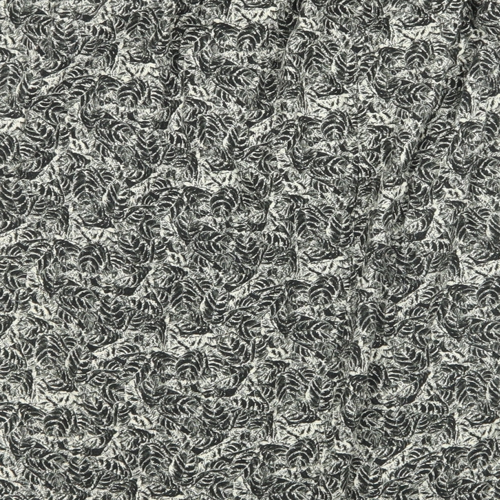 Berkertex Womens Green Geometric  Flare Skirt Size 16  - stretch waistband