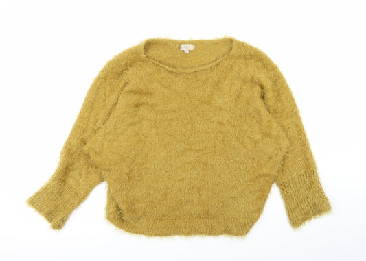 Womens UK Size M Amanti Yellow Pullover Jumper