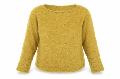 Womens UK Size M Amanti Yellow Pullover Jumper