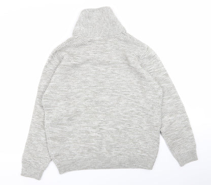 Back view of ACW 58 men’s grey jumper, size L