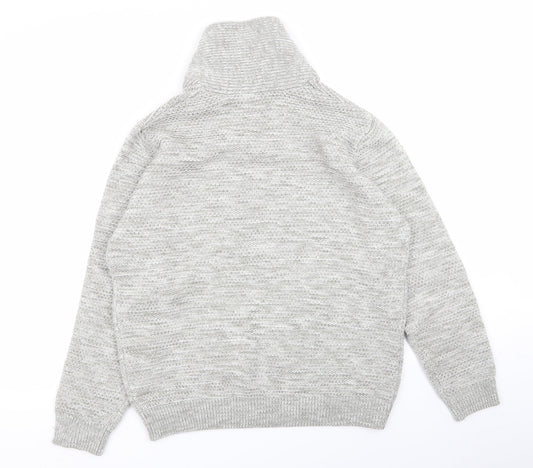 Back view of ACW 58 men’s grey jumper, size L