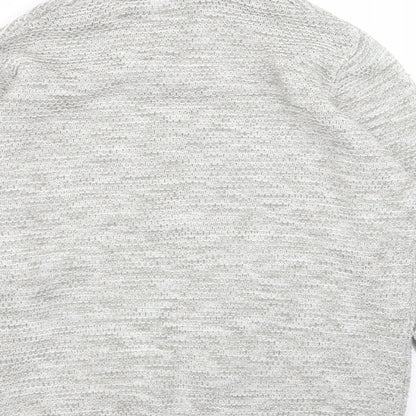 Brand and care label for ACW 58 men’s grey jumper, size L