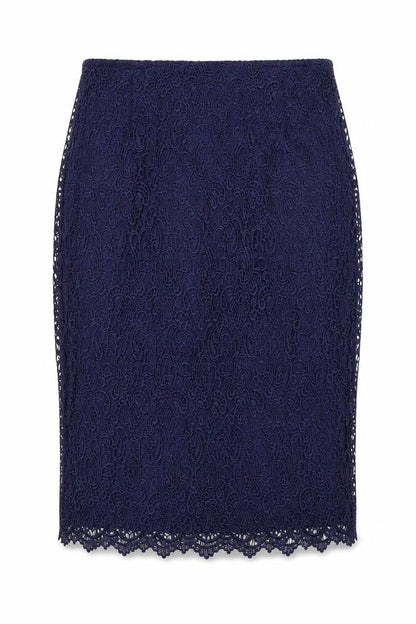 Redoute Womens Blue   A-Line Skirt Size 10