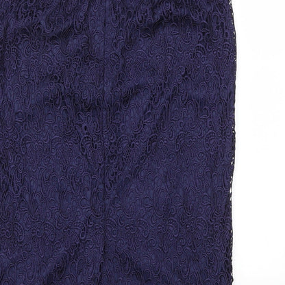 Redoute Womens Blue   A-Line Skirt Size 10