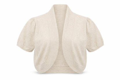 Womens UK Size 8 BHS Beige Cardigan Jumper