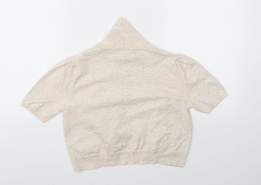 BHS Womens Beige   Cardigan Jumper Size 8