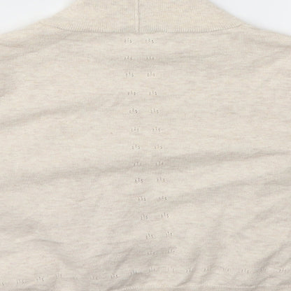 Womens UK Size 8 BHS Beige Cardigan Jumper