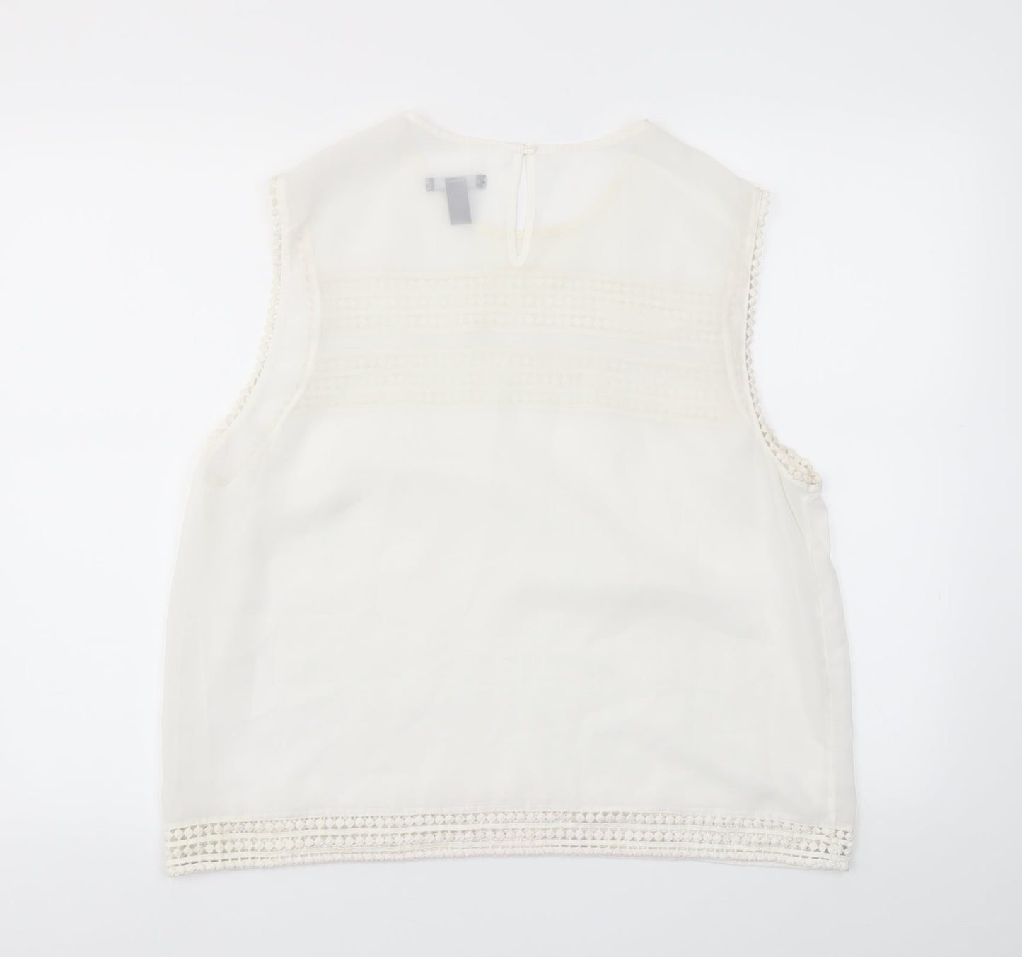 Womens UK Size XL Gap Ivory Basic Blouse