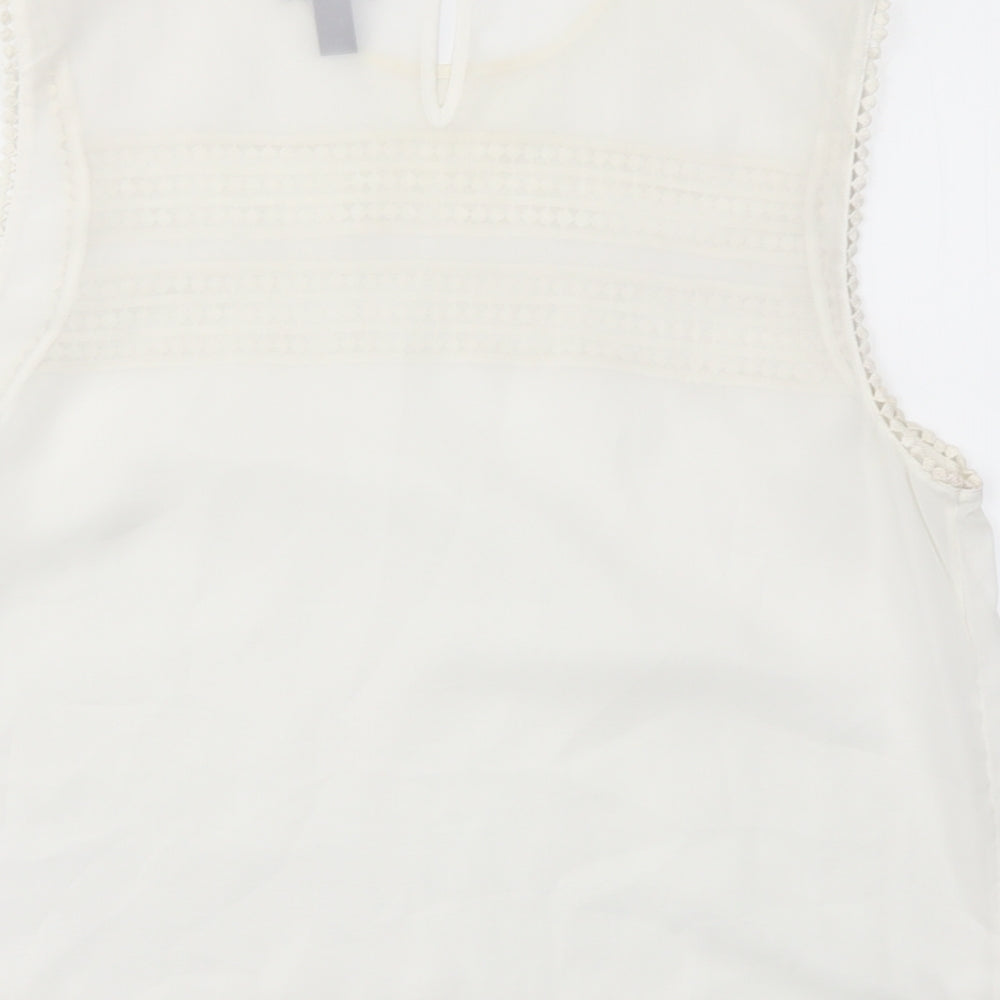 Womens UK Size XL Gap Ivory Basic Blouse