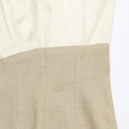 shubette Womens Gold   Fit & Flare  Size 12