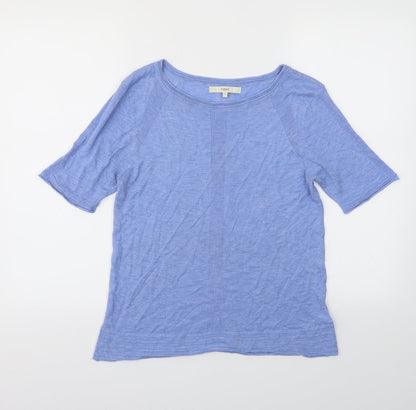 Womens UK Size 10 NEXT Blue Basic T-Shirt