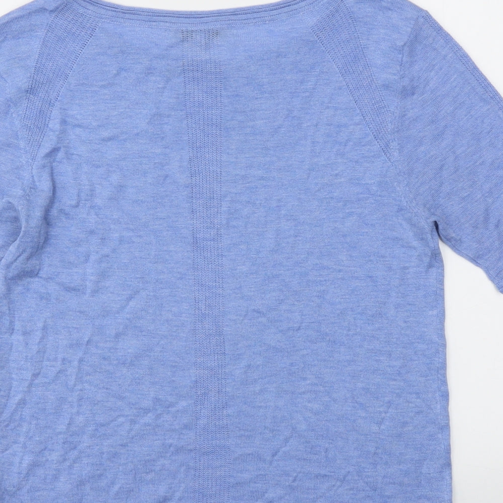 Womens UK Size 10 NEXT Blue Basic T-Shirt