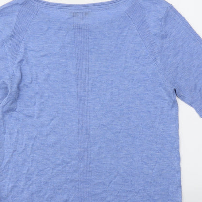 Womens UK Size 10 NEXT Blue Basic T-Shirt