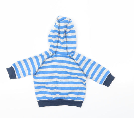 F&F Boys Blue Striped  Pullover Jumper Size 0-3 Months