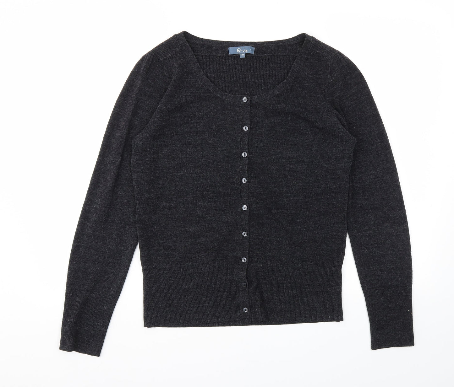 Womens UK Size 10 EVIE Grey Cardigan Jumper