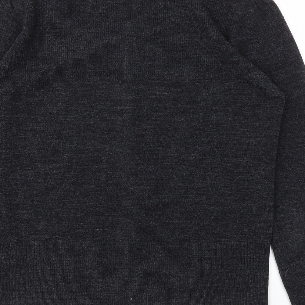 Womens UK Size 10 EVIE Grey Cardigan Jumper