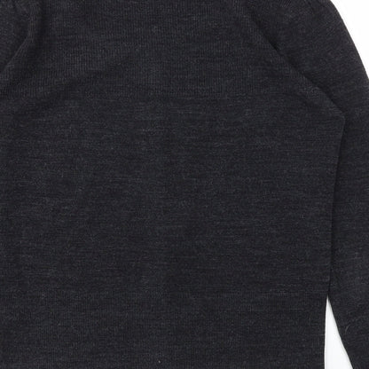 Womens UK Size 10 EVIE Grey Cardigan Jumper