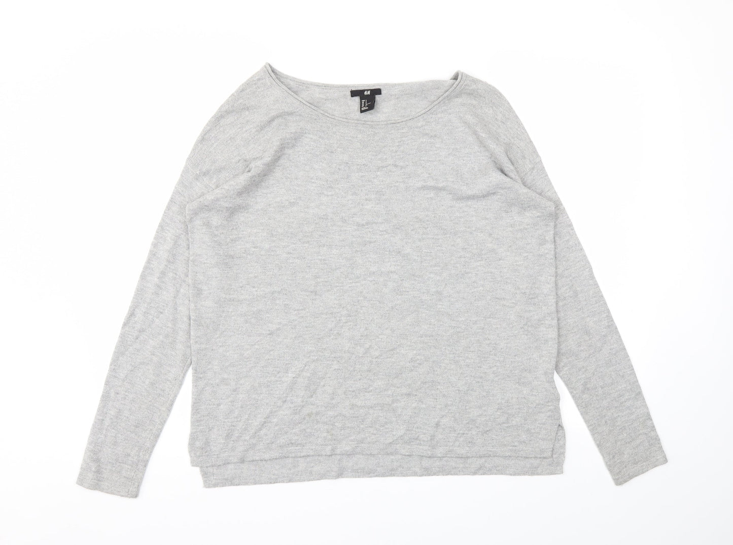 Womens UK Size S H&M Grey Pullover Jumper